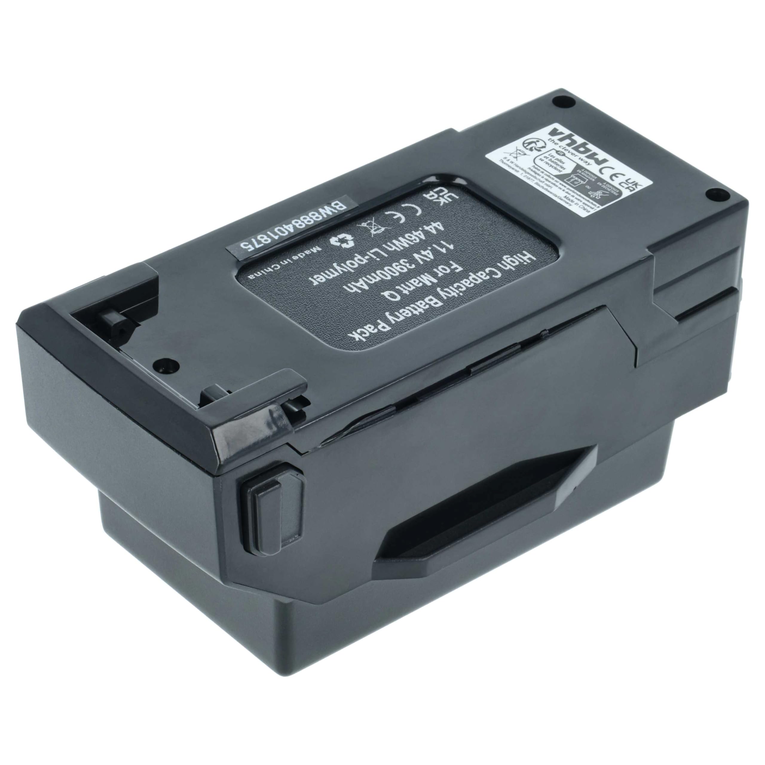 vhbw batteria compatibile con Yuneec Mantis G, Q drone quadricottero multicottero (3900mAh, 11,4V, Li-Poly)