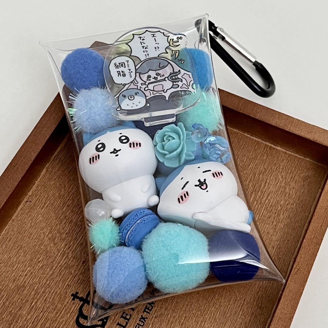 Amazon.co.jp: ガチャ詰め カラビナ ポーチ スイーツデコ デコパーツ 