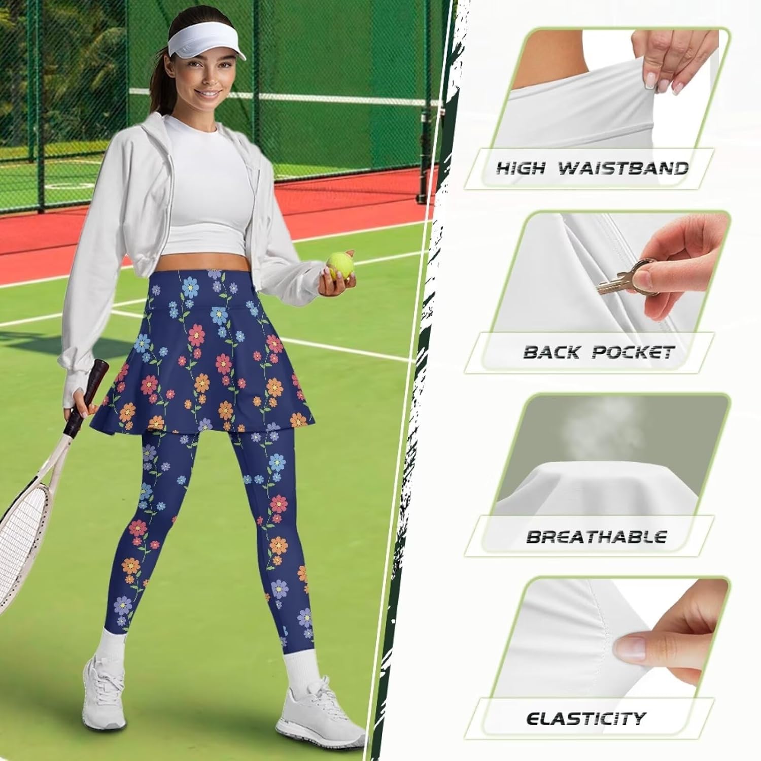 Womens Athletic Skorts for Wife Parents Soft Women Tennis Skirt for Gym