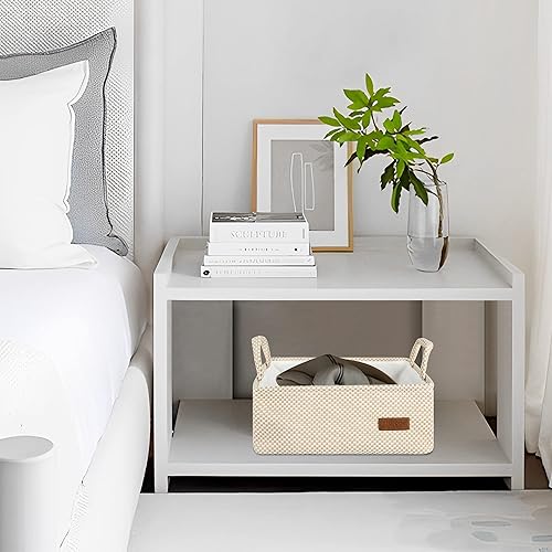 Miniatura 4 de Cesta de almacenamiento pequeña para organizar el armario del hogar, estante del cuarto del bebé, libro de juguetes, cesta de almacenamiento