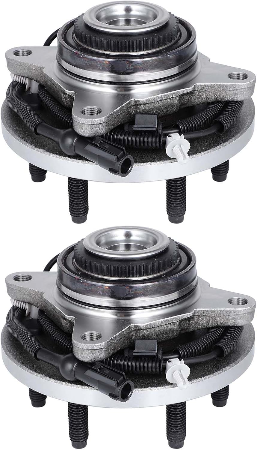 OCPTY 2pcs Premium 515095 Wheel Bearing and Hub Assembly for Ford Expedition 2007-2010 4WD/4X4 for Lincoln Navigator 2007-2010 4WD/4X4 Front Left Right