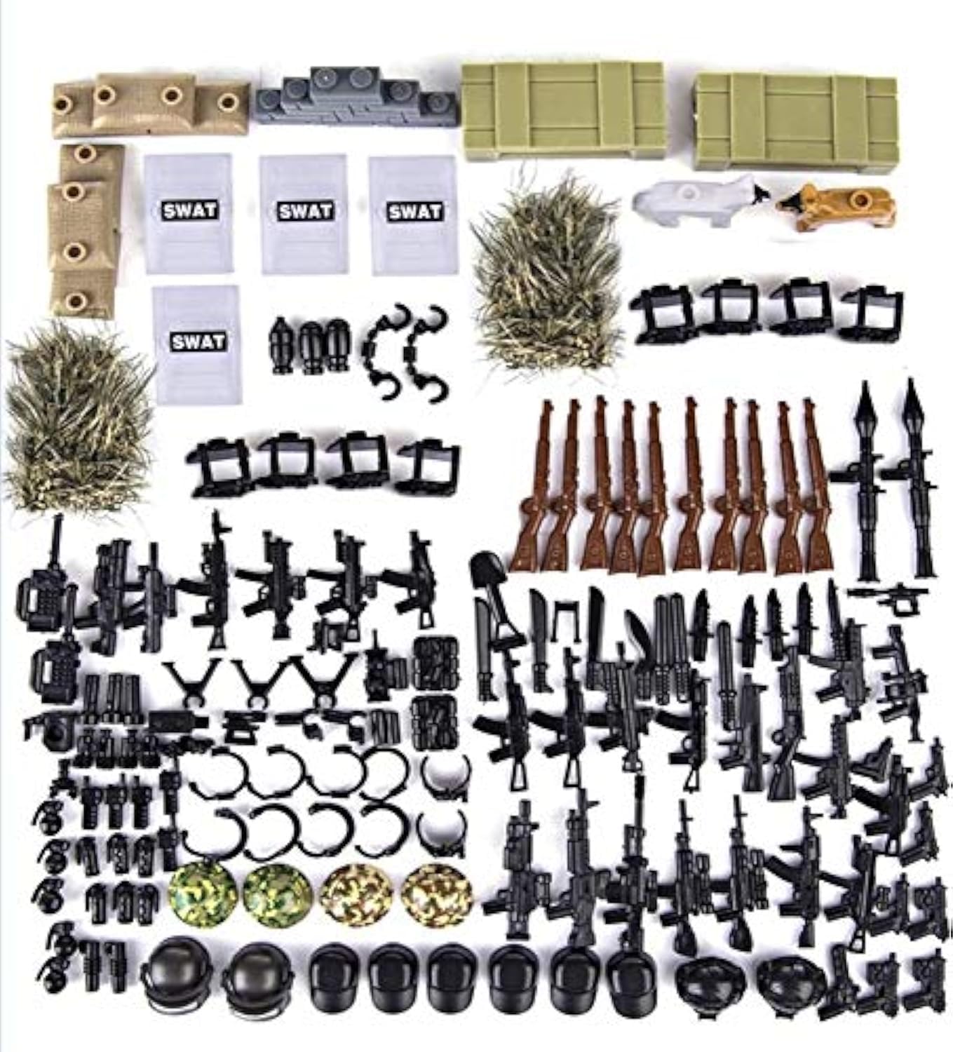 General Jim’s Minifigure Weapons Pack (267 Pieces) - Toy Weapons & Accessories