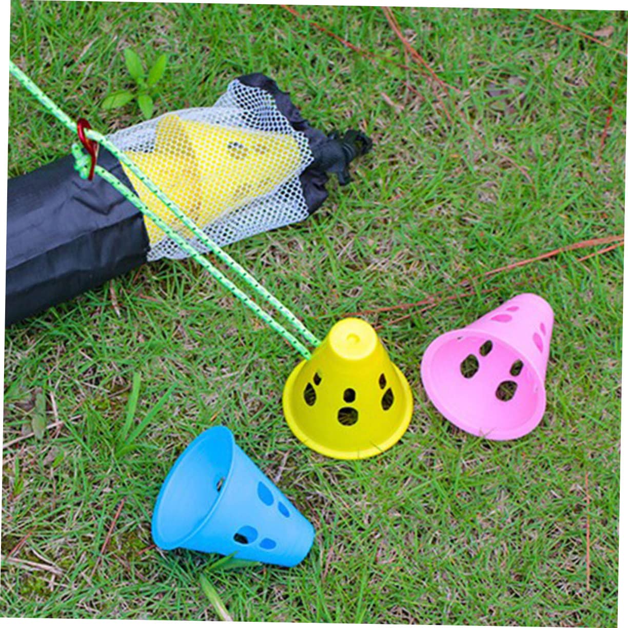 BESPORTBLE Bouchon D'Avertissement De Piquet De Tente Protecteur D'Ongle De Camp Tentes De Camping Cache-Ongles De Tente Couverture D'Ongle De Camp De Tente pour Enfants Couvre-Ongles