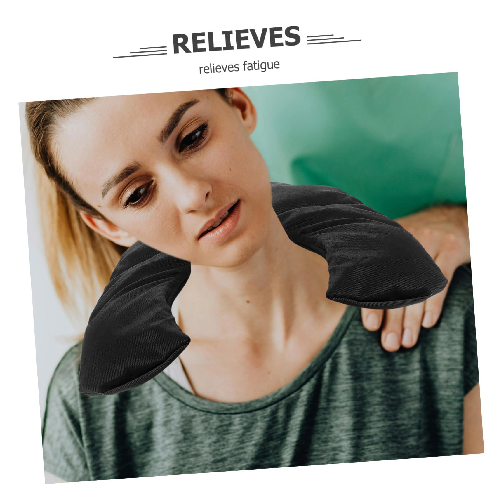 FRCOLOR Cuscino Riscaldante Sale Minerale a Collo e Schiena, Comfort Termico Rilassante, per Uso Quotidiano da Donna