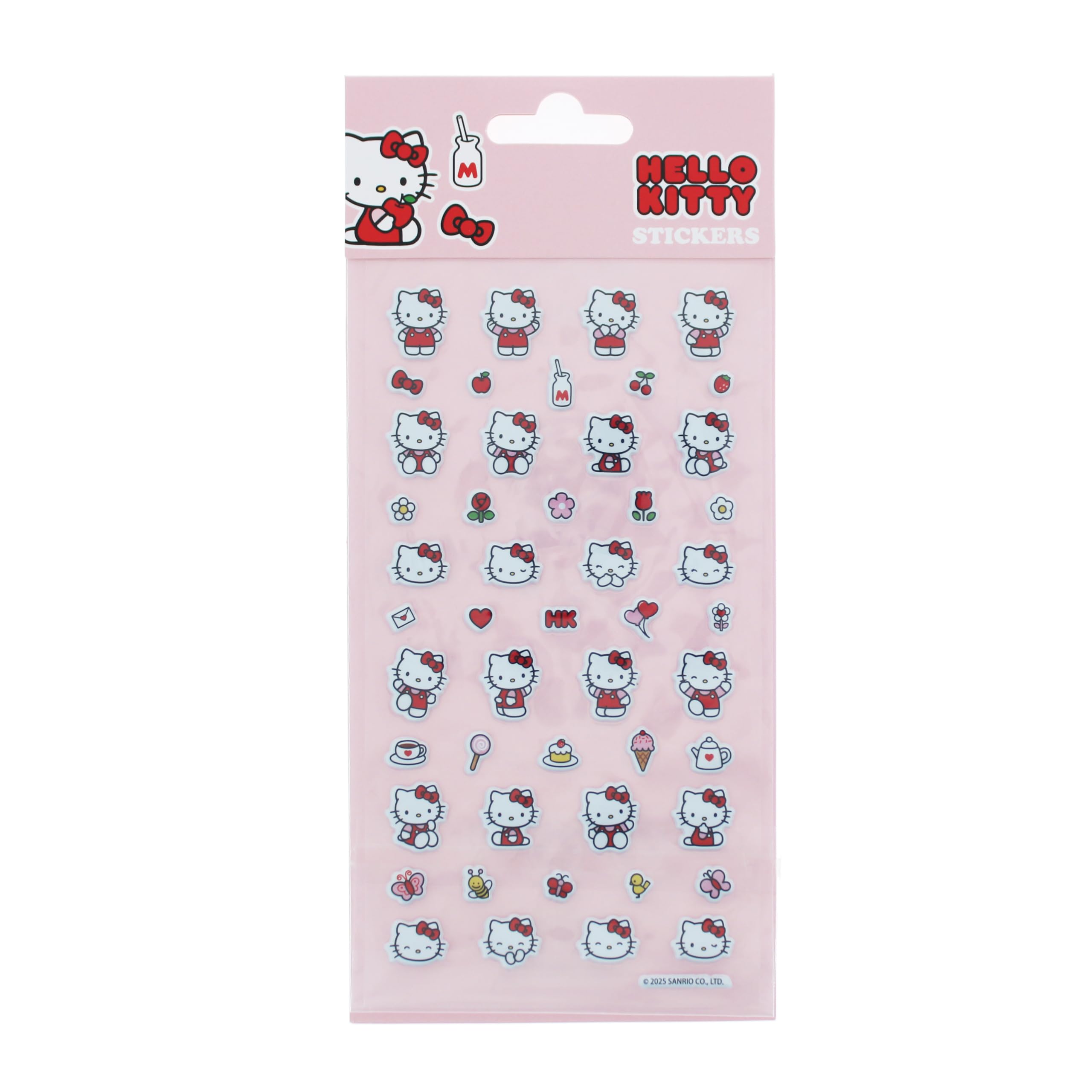 Hello Kitty Stickers | 49 Puffy Stickers | Cute Stationery & Gifts | Hello Kitty Decals