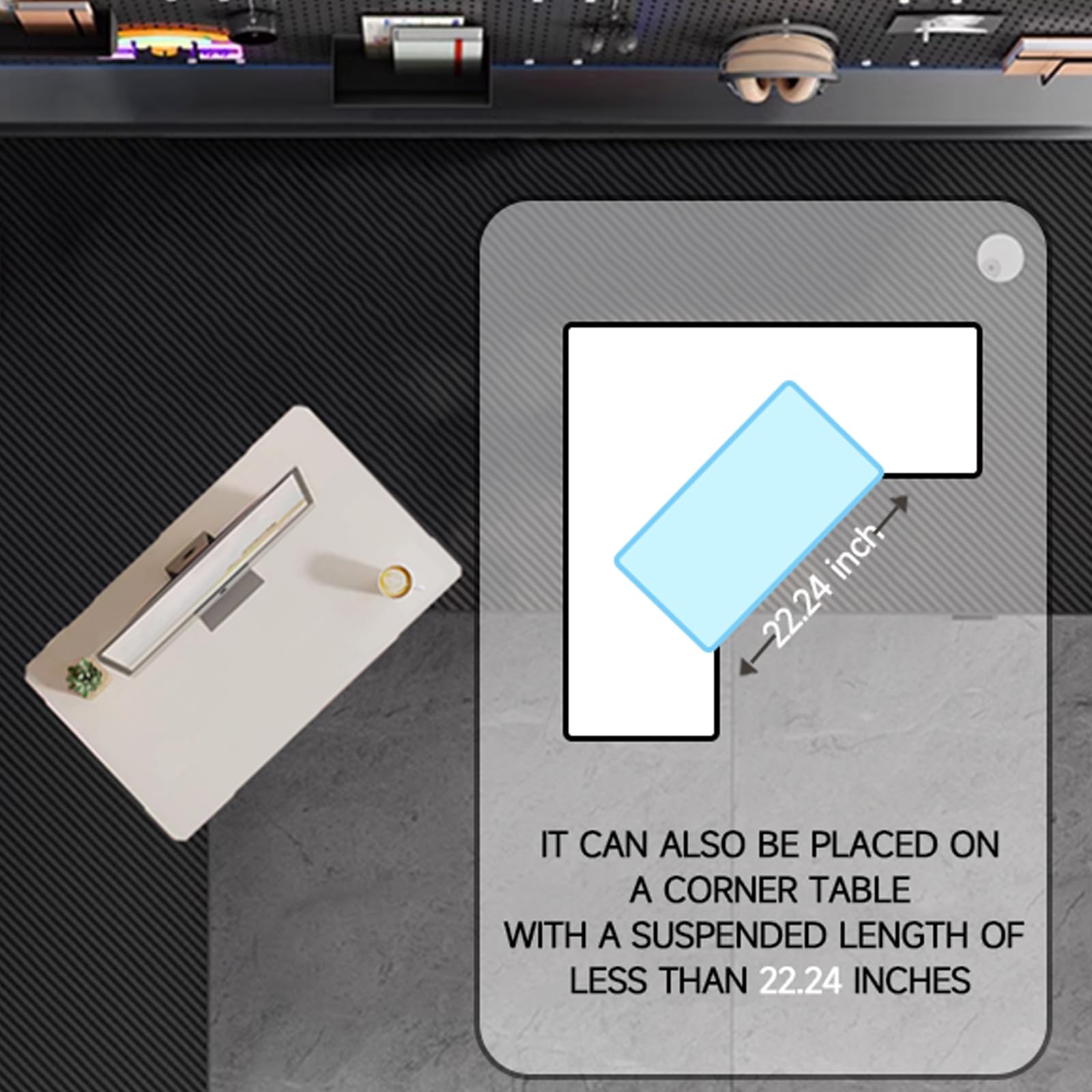 24 inch Worker Standing Desk Converter Adjustable Sit Stand Up Desk Riser Sit to Stand up Desk Riser — view 3