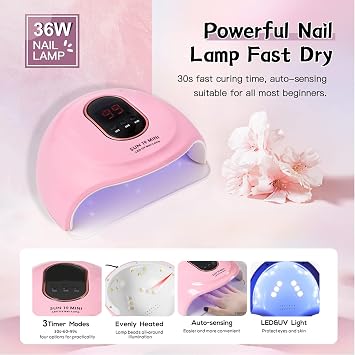 Acrylic Nail Kit Starter Set Electric Nail Drill Nail Lamp Nail Art Tools Manicure Supplies for Beginners with Everything (MT20-29)