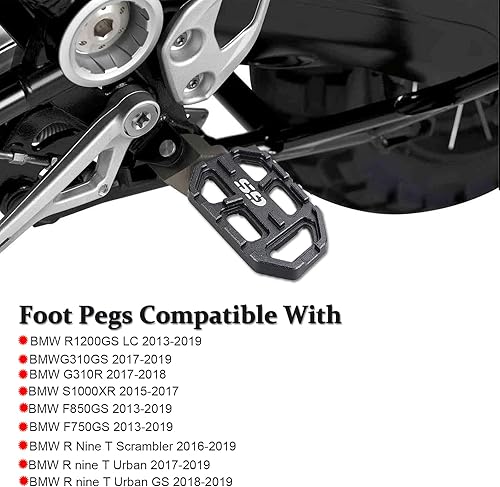 Miniatura 10 de LKV R1200GS - Estriberas de motocicleta para BMW G310GS S1000XR F850GS F750GS R Nine T Scrambler T Urban