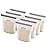 Nuliie 7 Pcs Silicone Breastmilk Storage Bags Reusable, 8oz/240ml Double Leak-Proof Breastmilk Freezer Bags, BPA Free Self-Standing Milk Bags for Breastfeeding, Baby Food Pouches