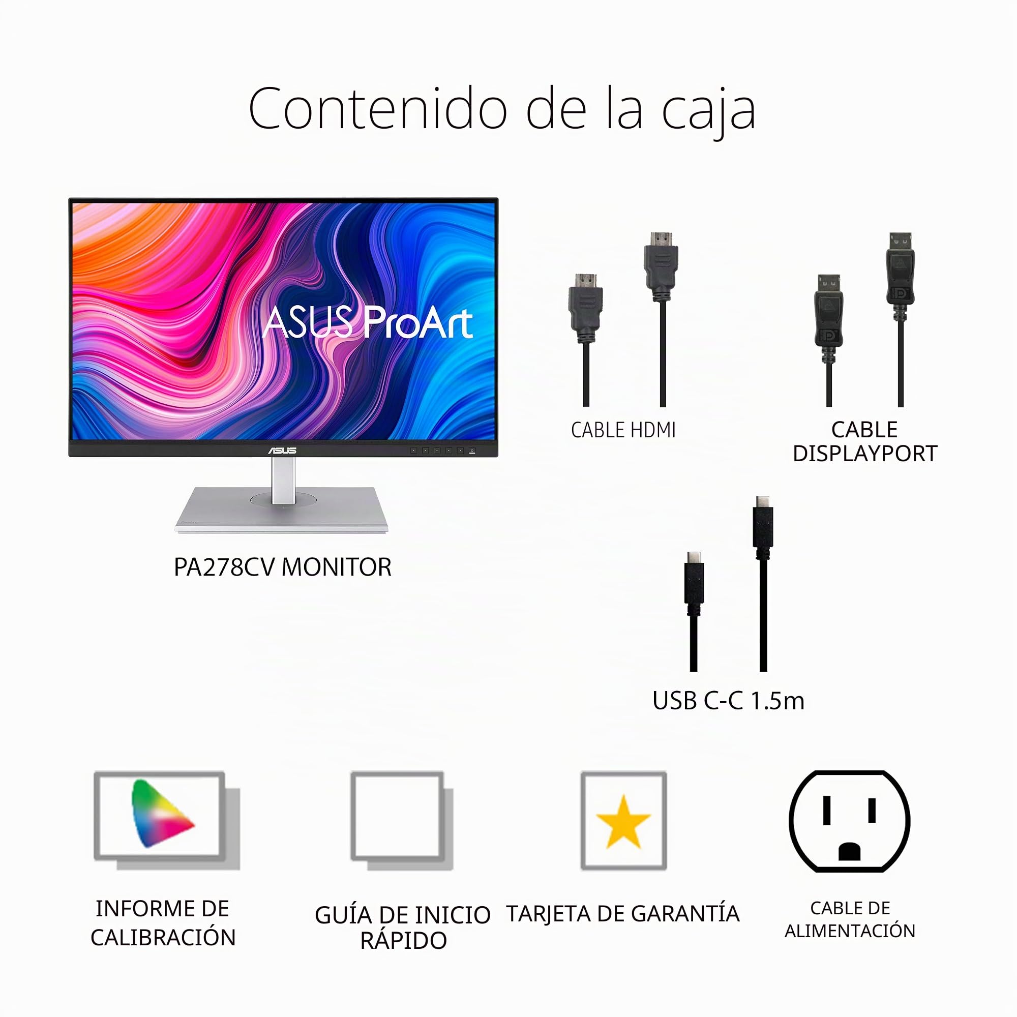 ASUS ProArt Display PA278CV 27" LED IPS QHD FreeSync USB-C