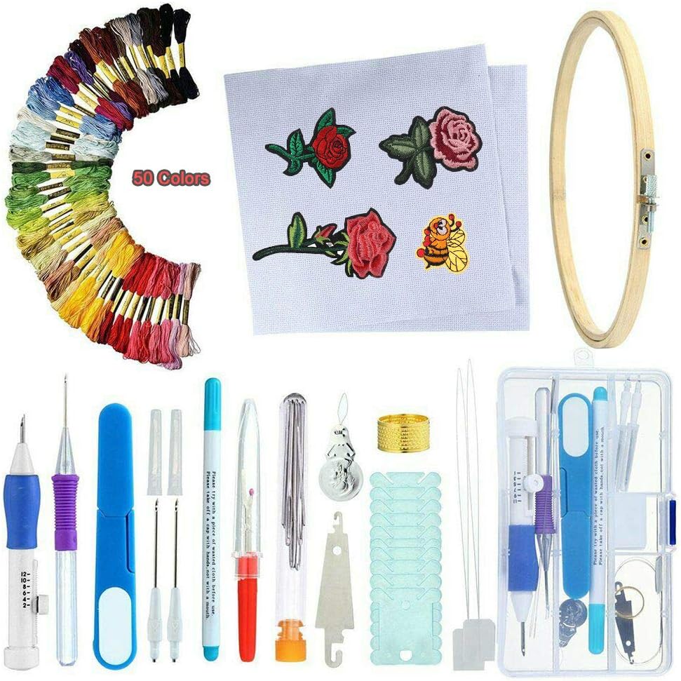 Full Embroidery Kit DIY Craft Knit Cross Stitch Crocheter