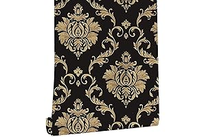 Upgrade Thickening Damask Wall Paper