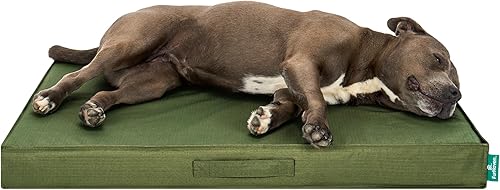 Miniatura 24 de Furhaven Cama de gel refrescante para perros grandes de hasta 95 libras, resistente al agua, funda extraíble lavable, lona de poliéster, logotipo,