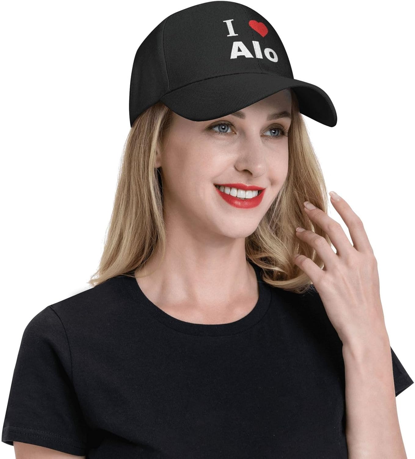 I Love Alo Baseball Cap for Men Women Hat Adjustable Solid Color Trucker Hats - Image 6