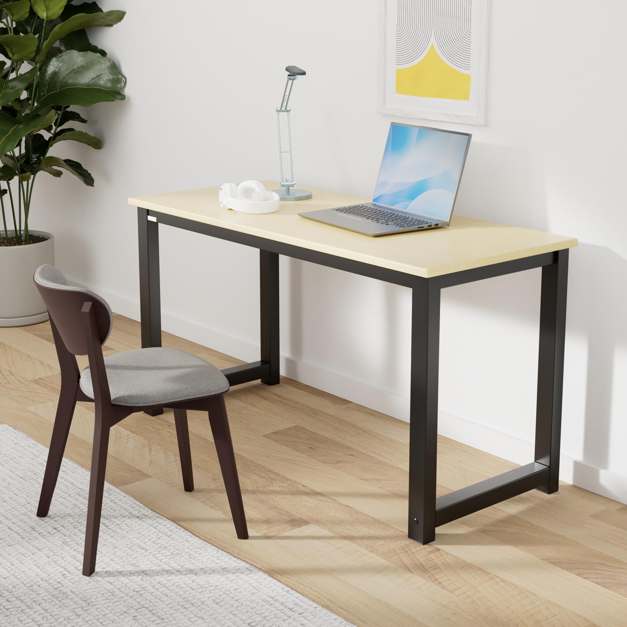 Amazon | Decoholic 55インチ コンピューターデスク ホーム&オフィス