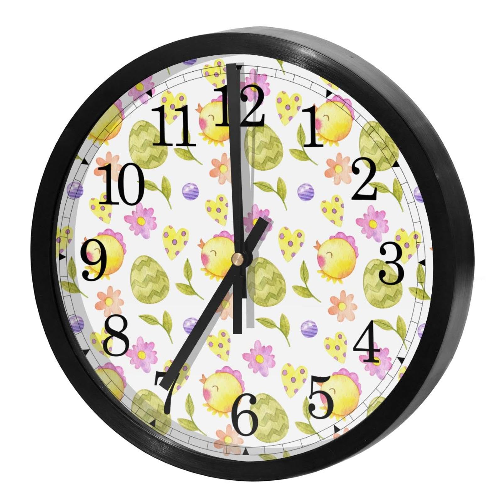Horloge murale à quartz à mouvement fluide pour école et maison