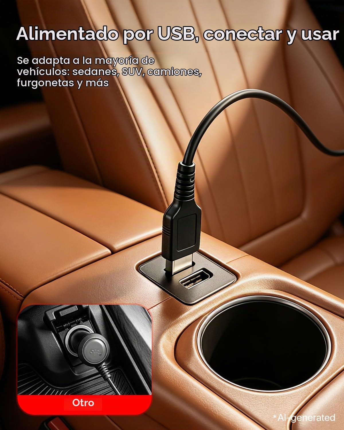 Babyvue Cámara USB para coche de bebé, monitor de asiento trasero, espejo de asiento de coche