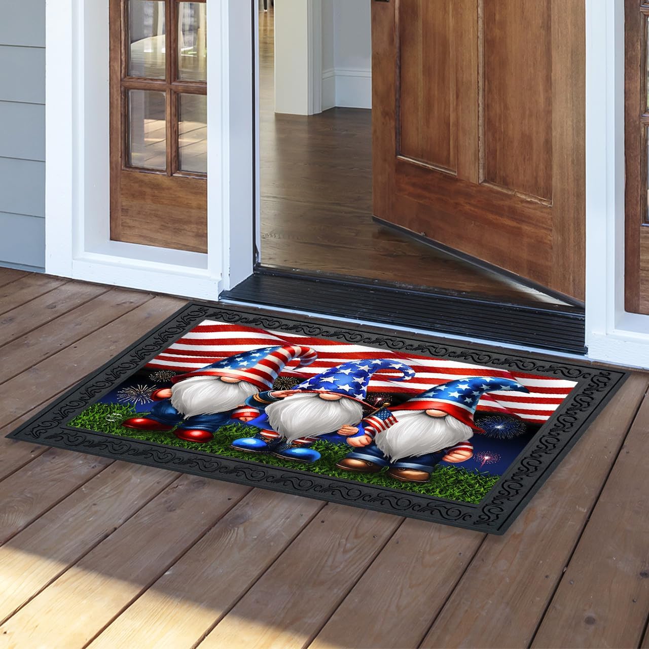 Briarwood Lane Saluting Gnome Doormat