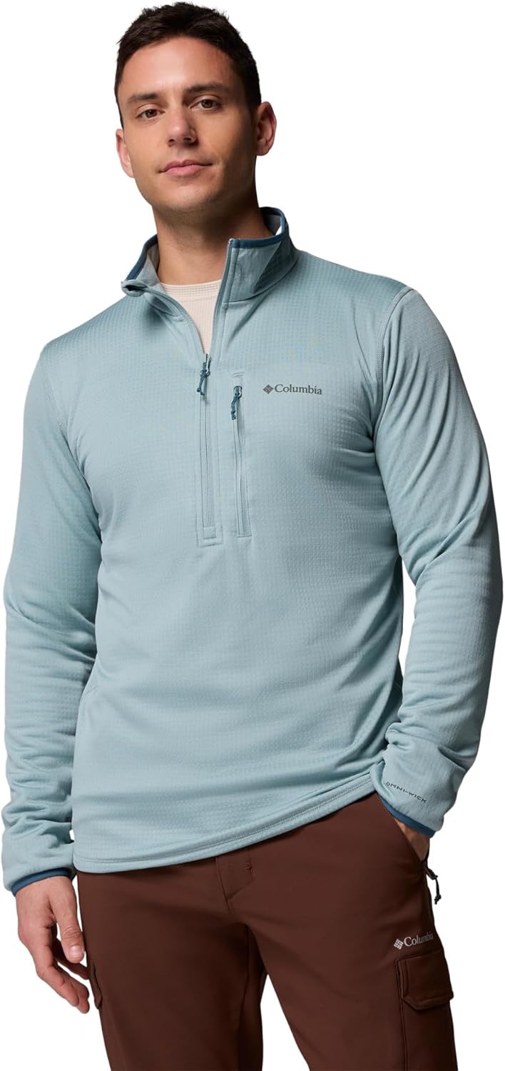 Columbia Men's Essential Hike Grid Fleece Half Zip