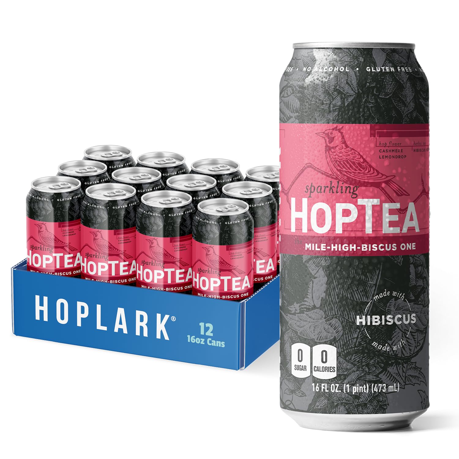 Amazon.com: HOPLARK Sparkling HopTea – THE MILE HIGH-BISCUS ONE