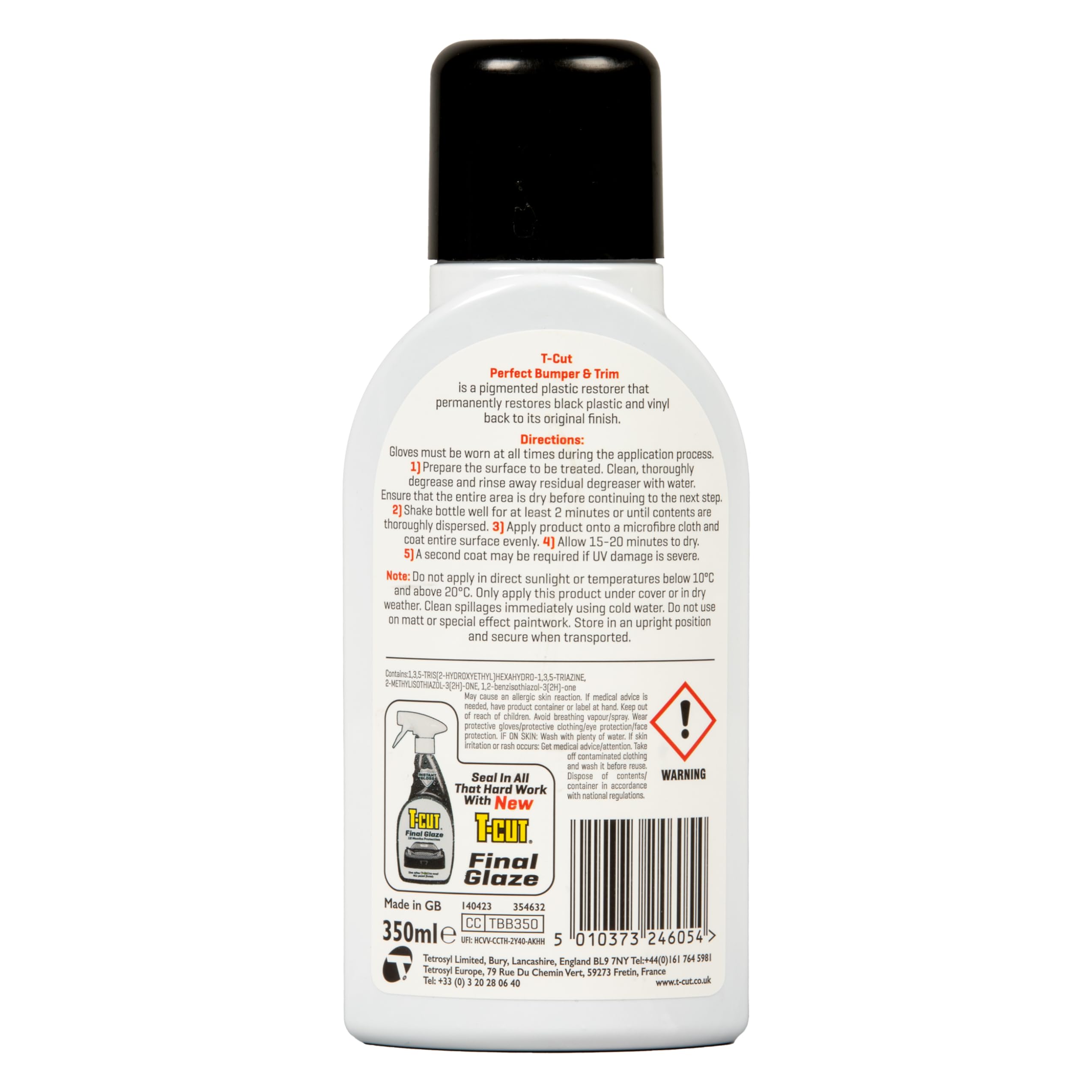 t cut bumper dressing T-Cut Bumper & Trim Treatment 200 ML+ 125 ML for Permanently restores Faded Bumpers & Trim. : Amazon.in: Car & Motorbike