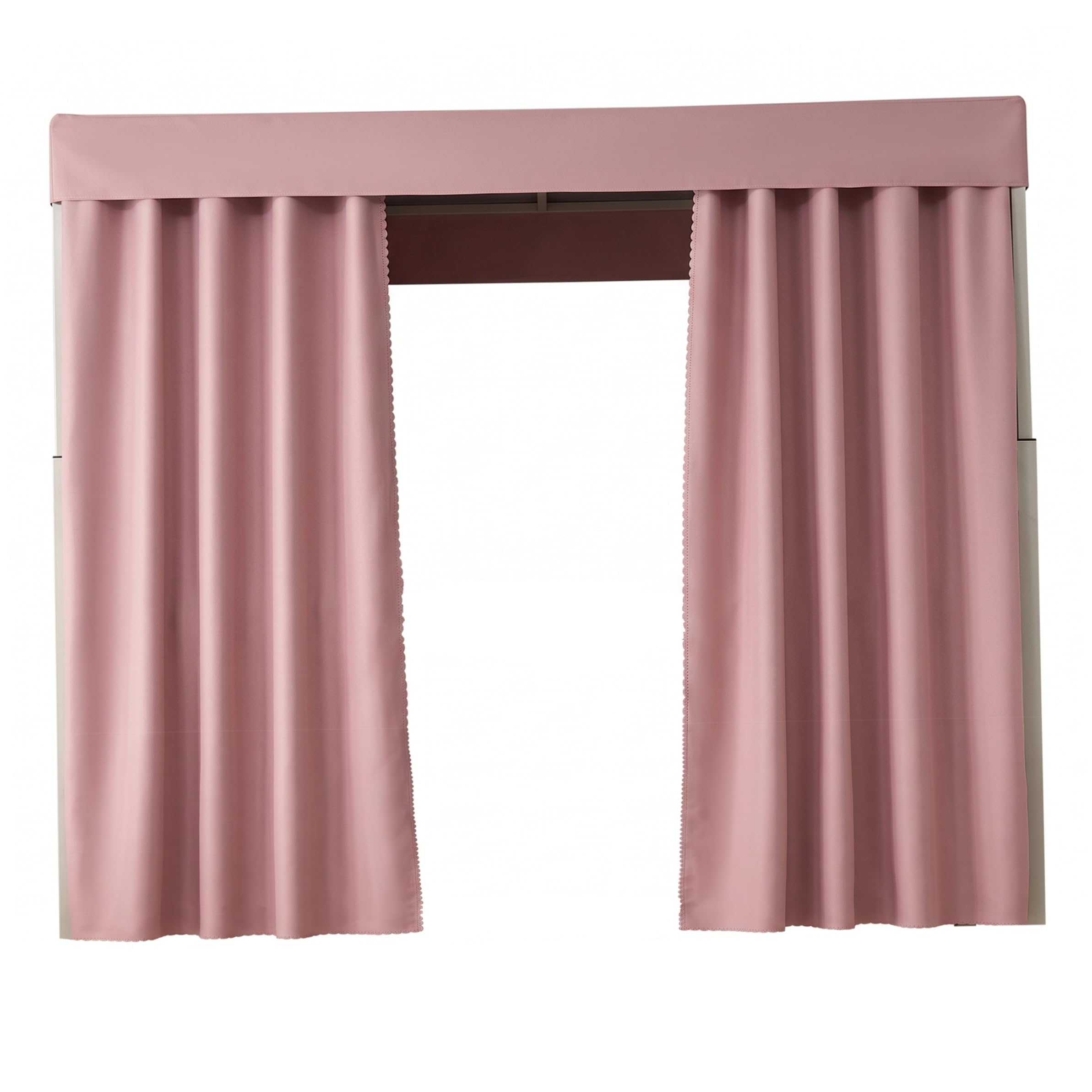 Aetherize 2 Panels Bottom Bunk Bed Curtains, Blackout Loft Bed Curtains - Double Side Fabric Privacy Curtain For Dorms, 4.92ft/1.5m Style 1 bunk