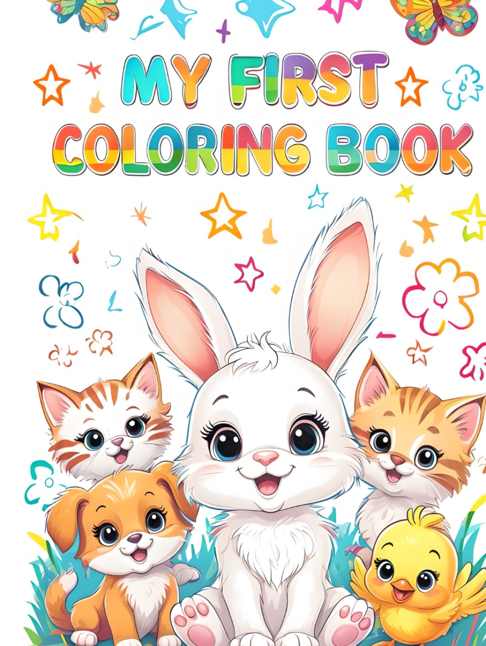 Coloring Book for Children: 38 Cute and Adorable Baby Animals to Color
