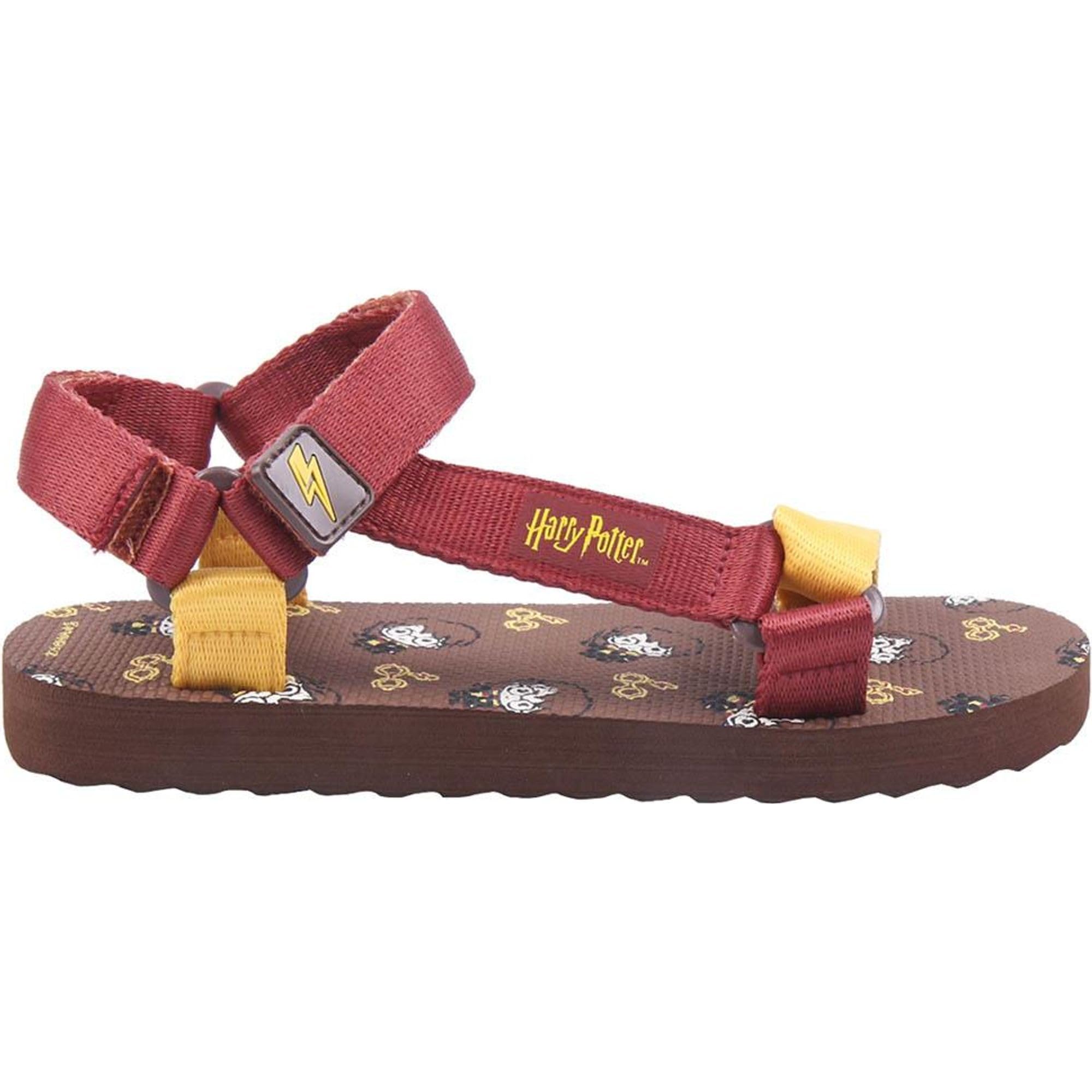 CERDÁ LIFE'S LITTLE MOMENTS Sandalias Playa Velcro Unisex Imprimé avec des Personnages de Harry Potter | Licence Officielle Warner Bros, Sandal, Rouge,