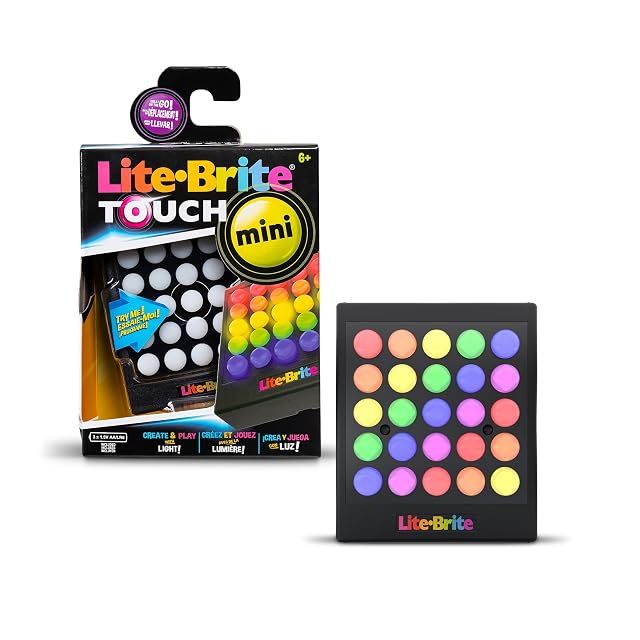 Lite Brite Mini Touch Create Art with Light Enhances Creativity Gift for Girls and Boys Ages 6