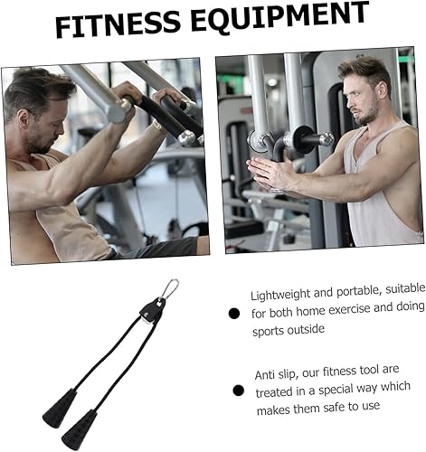 Miniatura 2 de VANZACK Accesorio de entrenamiento muscular, barra de mancuernas, suministros para brazos de tono, hombros y espalda