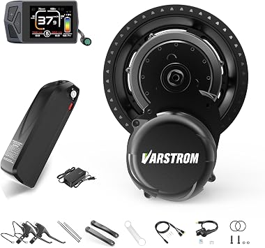Tong-Sheng 48V 750W Mid Drive E-Bike Conversion Kit with EKD01 Display & Battery Optional, Electric Bike Motor for All-Terrain Powerhouse with Speed & Torque Sensor