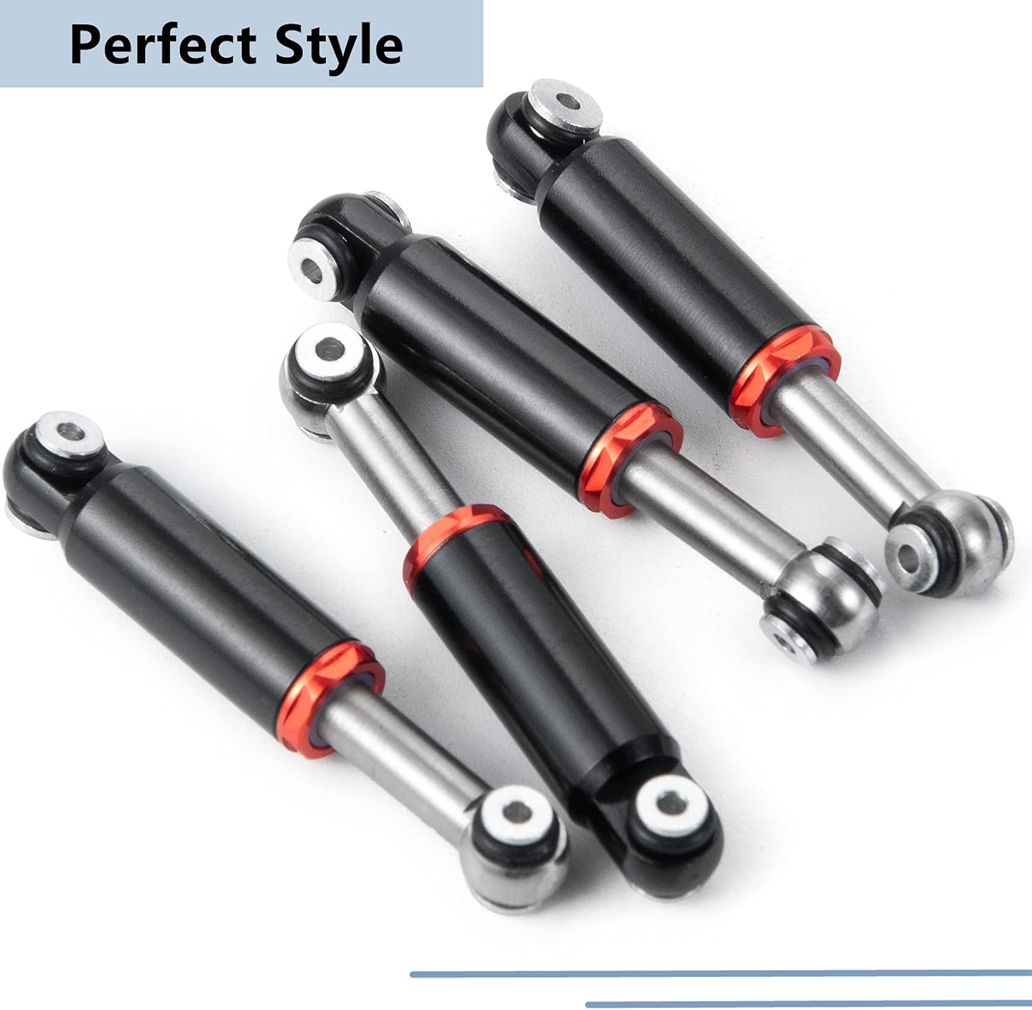 MORLORDY 4pcs RC Shocks Absorber Damper for 1/24 SCX24 AXI00001 AXI00002 AXI90081 AXI00005 AXI00006 Deadbolt RC Crawler Car Upgrades Accessories