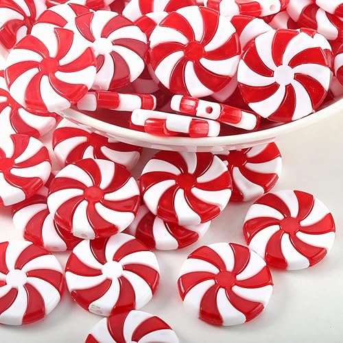 Christmas Candy Cane 48 pcs Red and White Christmas Tree