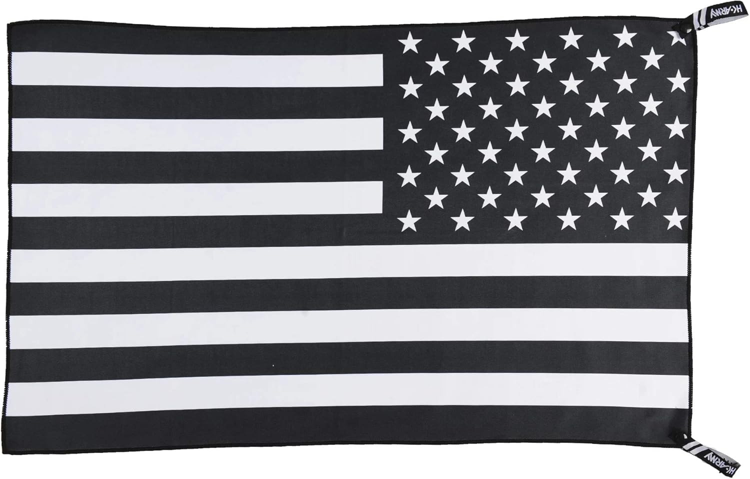 HK Army XL Microfiber Goggle Rag (USA Black/White)