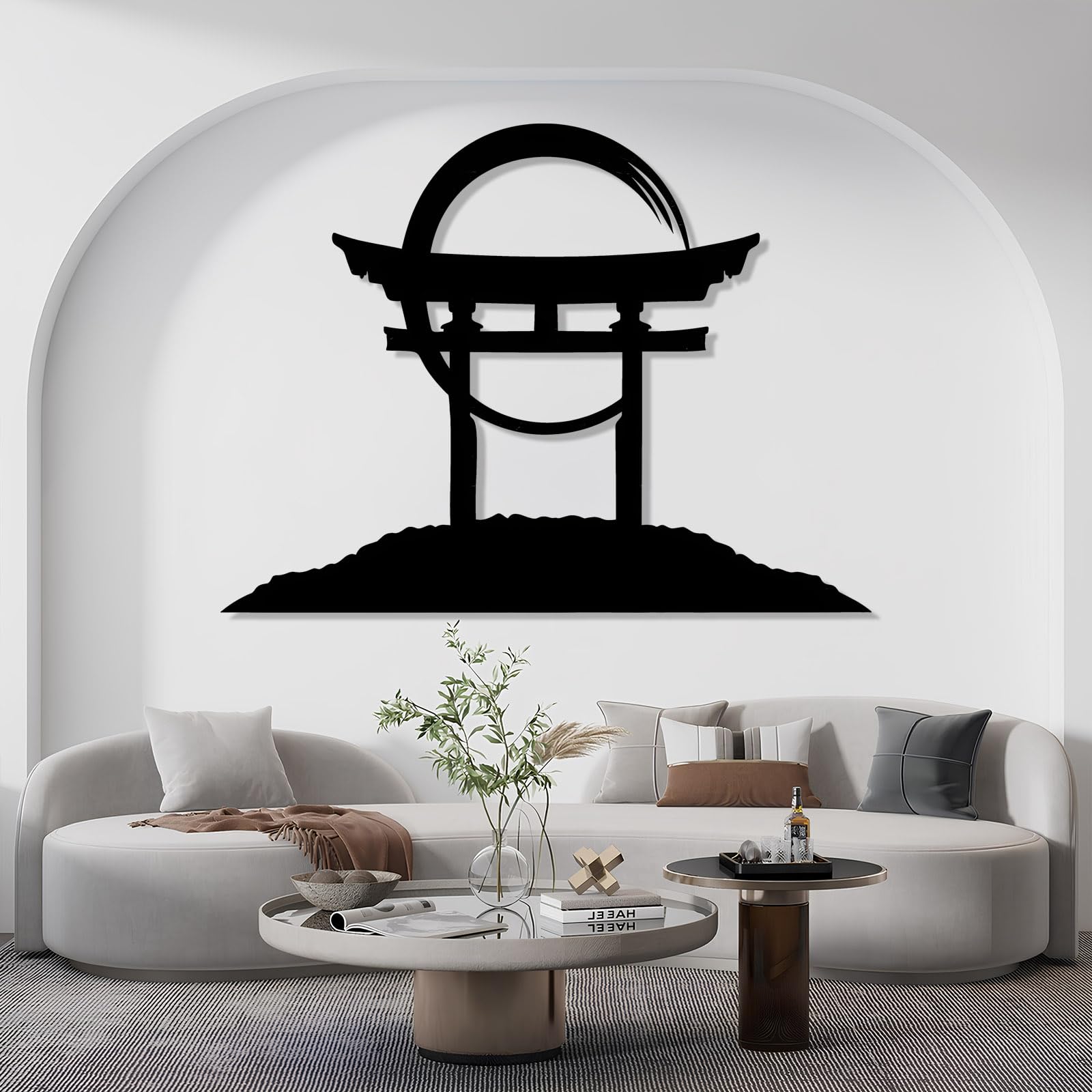 Amazon.com: Torii Gate Metal Wall Art, Torii Gate Metal Wall