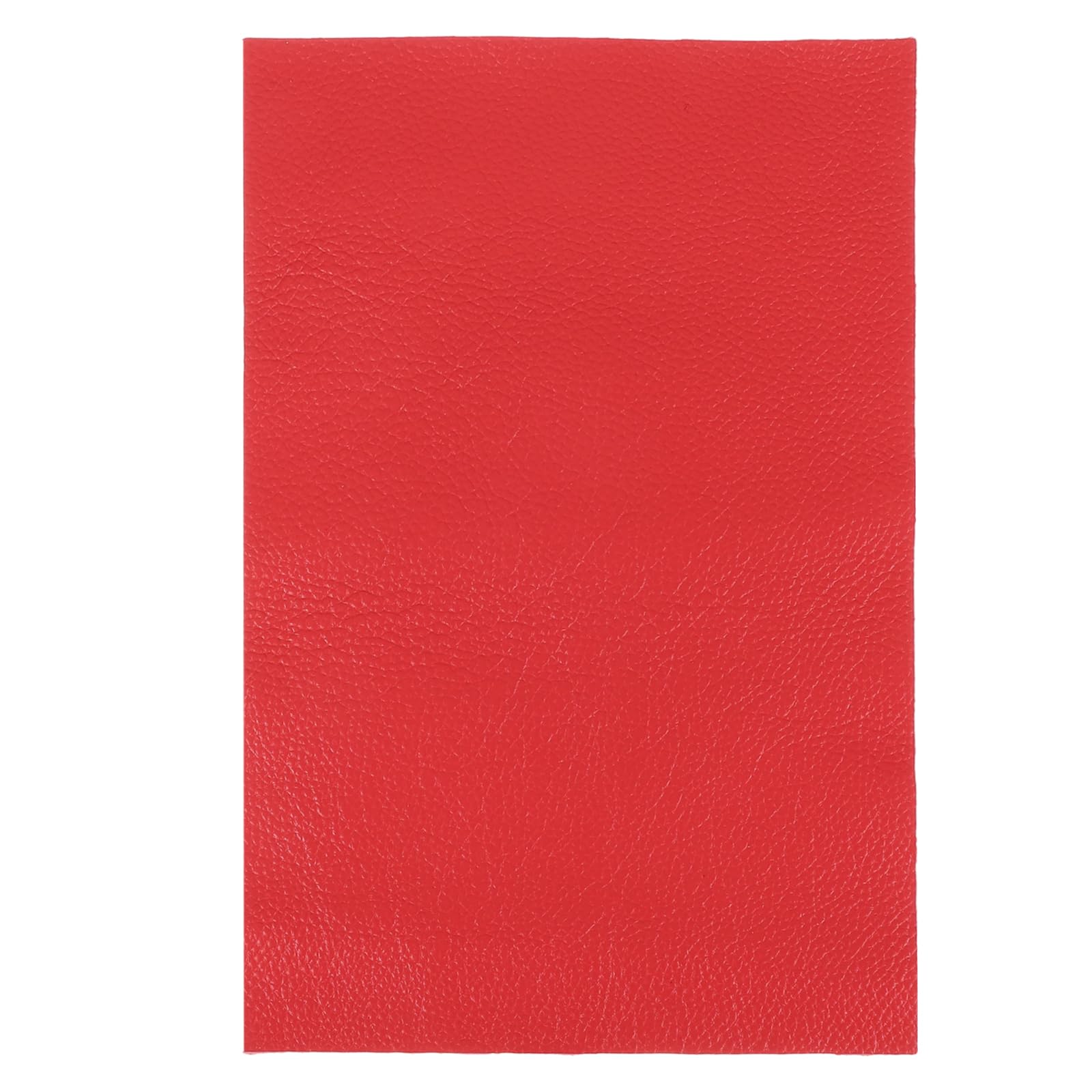 Feuille de cuir pleine fleur 60x40 cm rouge vif épaisseur 1.5-1.8 mm