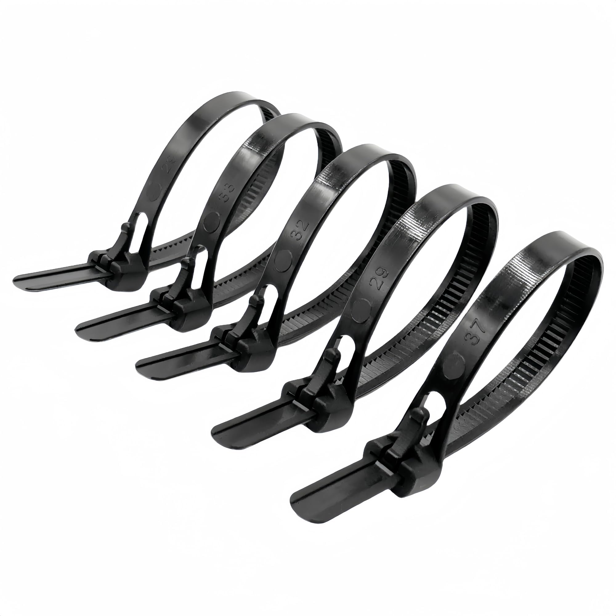 Zip Ties (Black, 10 Inch)