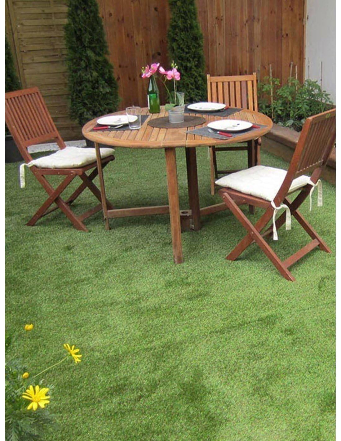 Jardin202 - Césped Artificial Palermo 35mm | Estera Decorativa de Hierba Artificial | 2m (Ancho) x 6m (Largo) : 12 m2 -