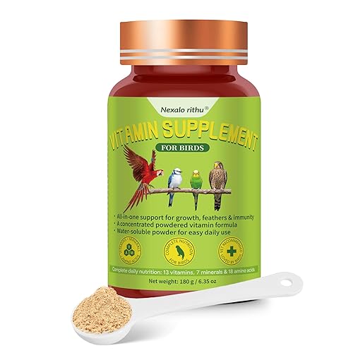 Bird Vitamins for All Cage Birds - Multi-Vitamin for Birds