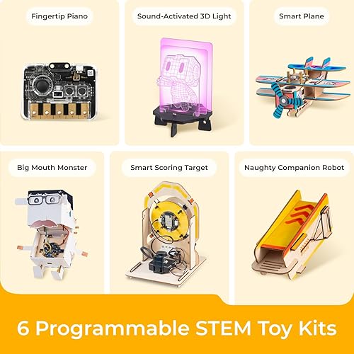 Miniatura 2 de Makeblock Nextmaker - Kit de codificación 6 en 1, kits STEM para niños de 8 a 10 años, codificación para niños con cursos en línea gratuitos,