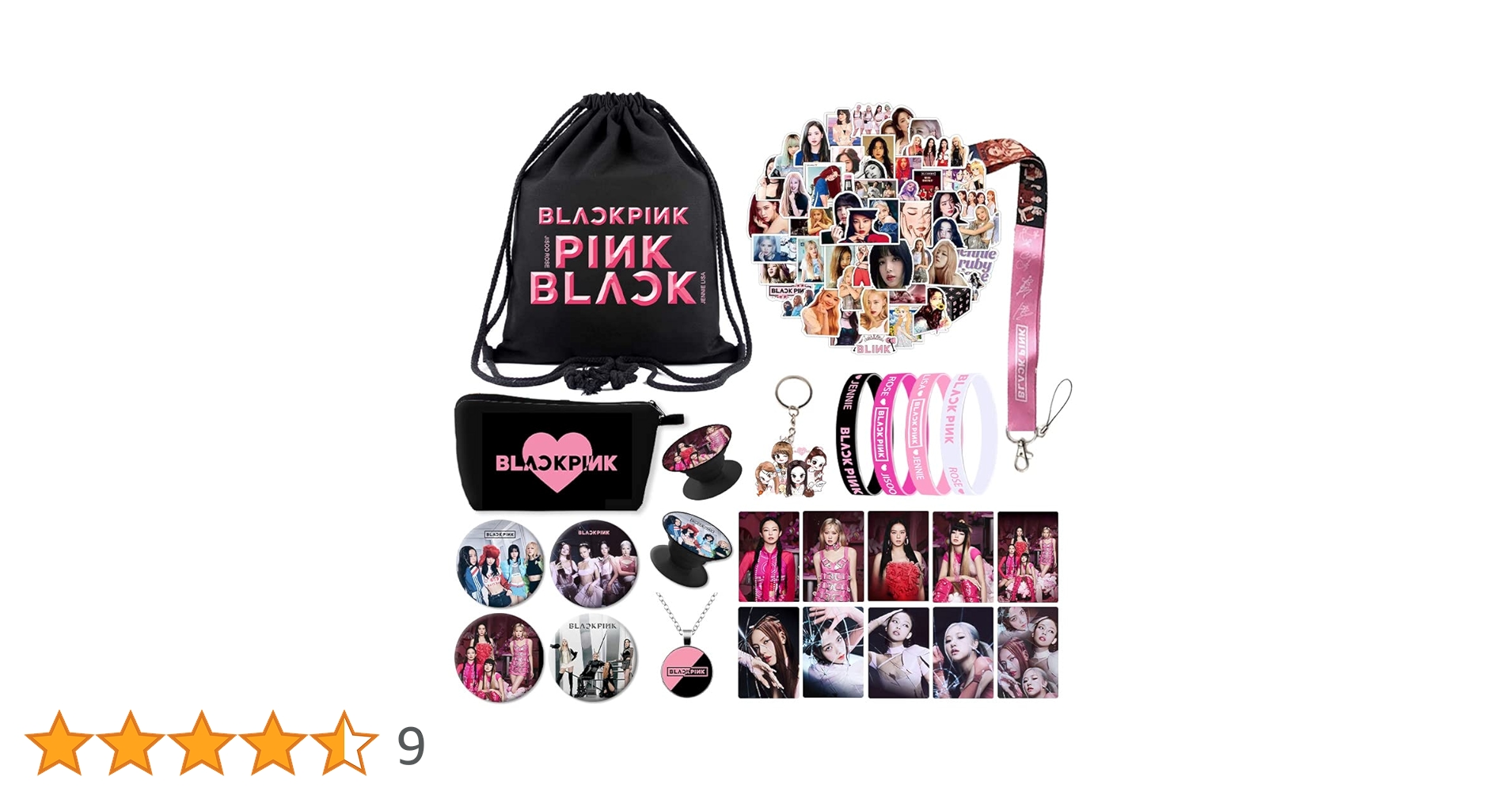 Amazon.co.jp: Blackpink Merch Gift Set, Including Drawstring