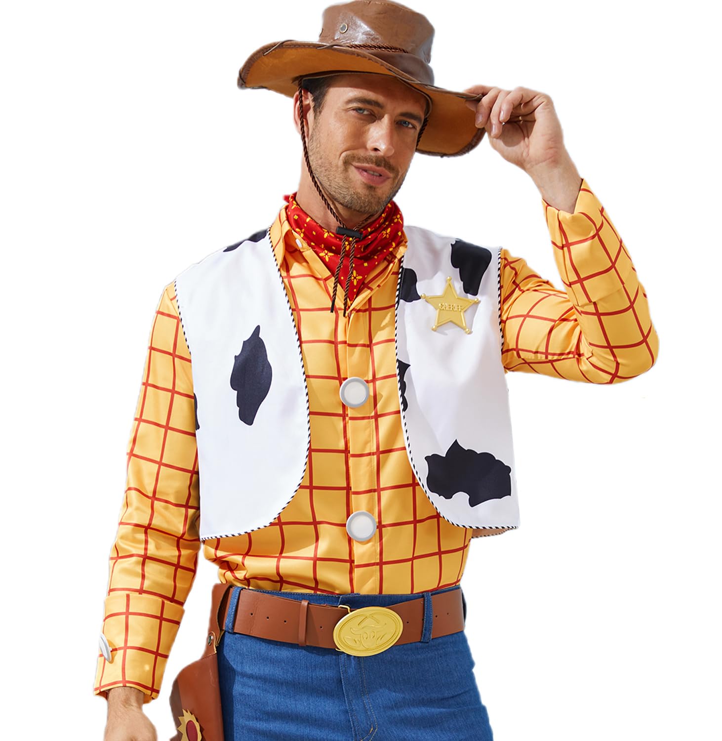 Woody Costume Jessie Shirt Adult Toy Cowboy Story Shirt Halloween