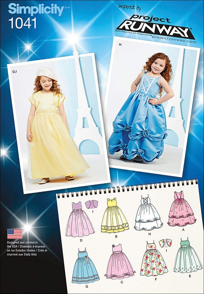 Patron de couture robe enfant Simplicity 1041 pour réussir les vêtements ajustés