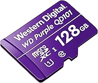 Vista 3 de Western Digital SC QD101 Tarjeta MicroSD 64GB WD púrpura cámara de vigilancia WDD064G1P0C