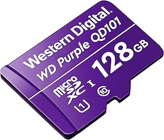CARTAO DE MEMORIA SD WD PURPLE CLASS 10UHS-I 128GB - WDD128G1P0C