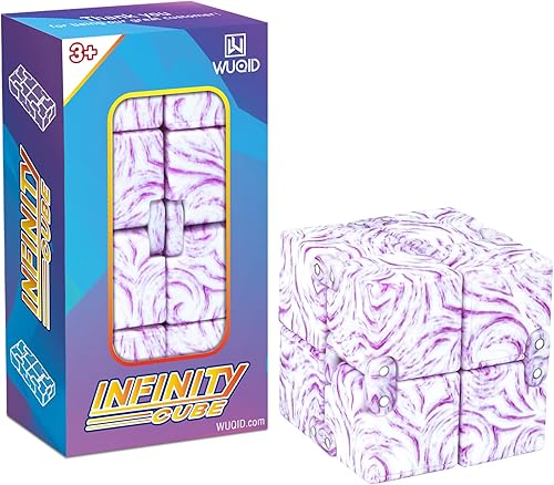 Infinitycube - Juguete antiestrés único de teñido anudado para niños y adultos, juguete relajante de mano para aliviar el estrés y aliviar la
