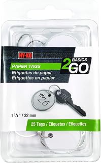 2GO ID Tag Paper 1.25 IN