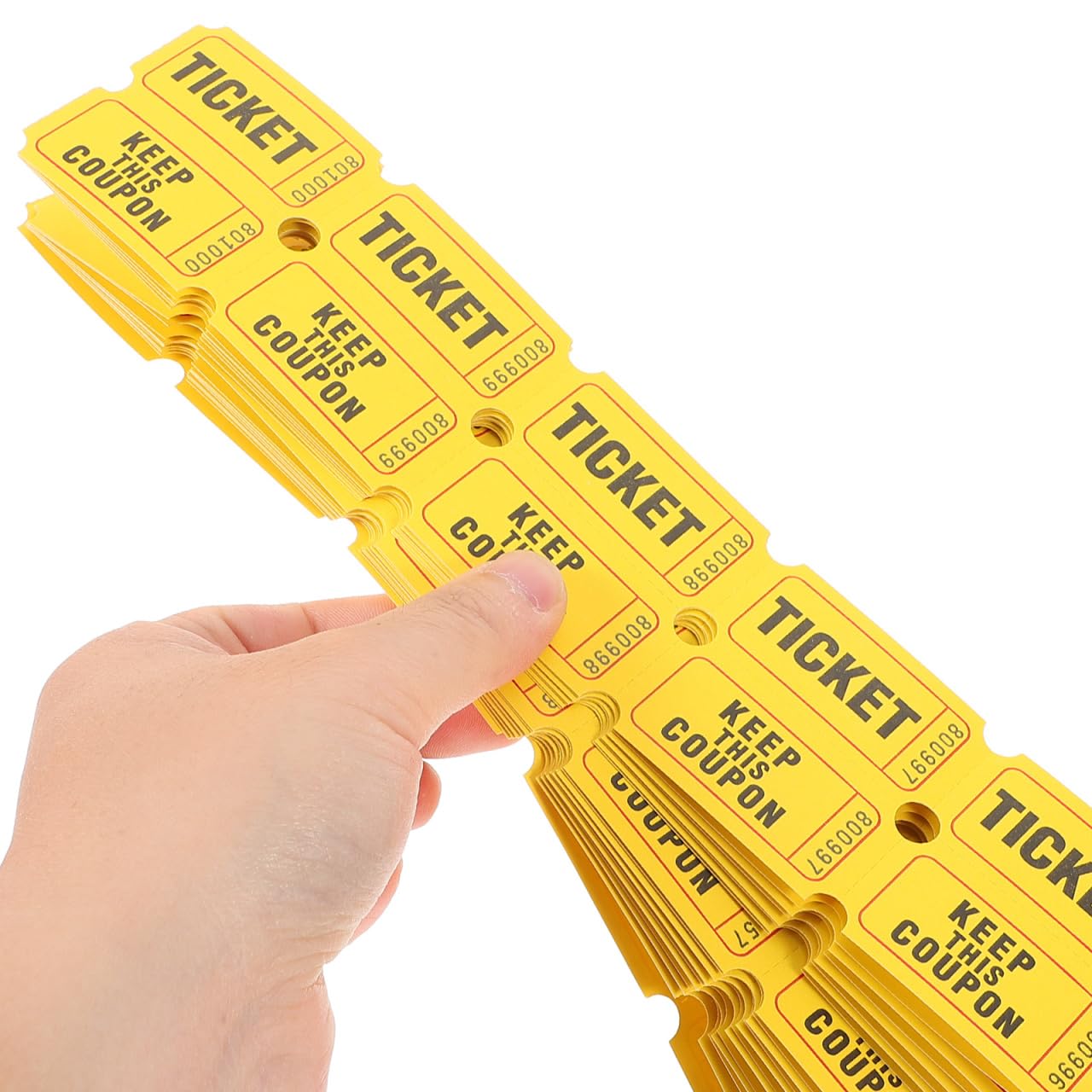 Rouleau De 400 Billets De Tombola Roses Numérotés Pour Jeux De Loterie Et Fêtes Carnaval Collectes De Fonds Divertissement