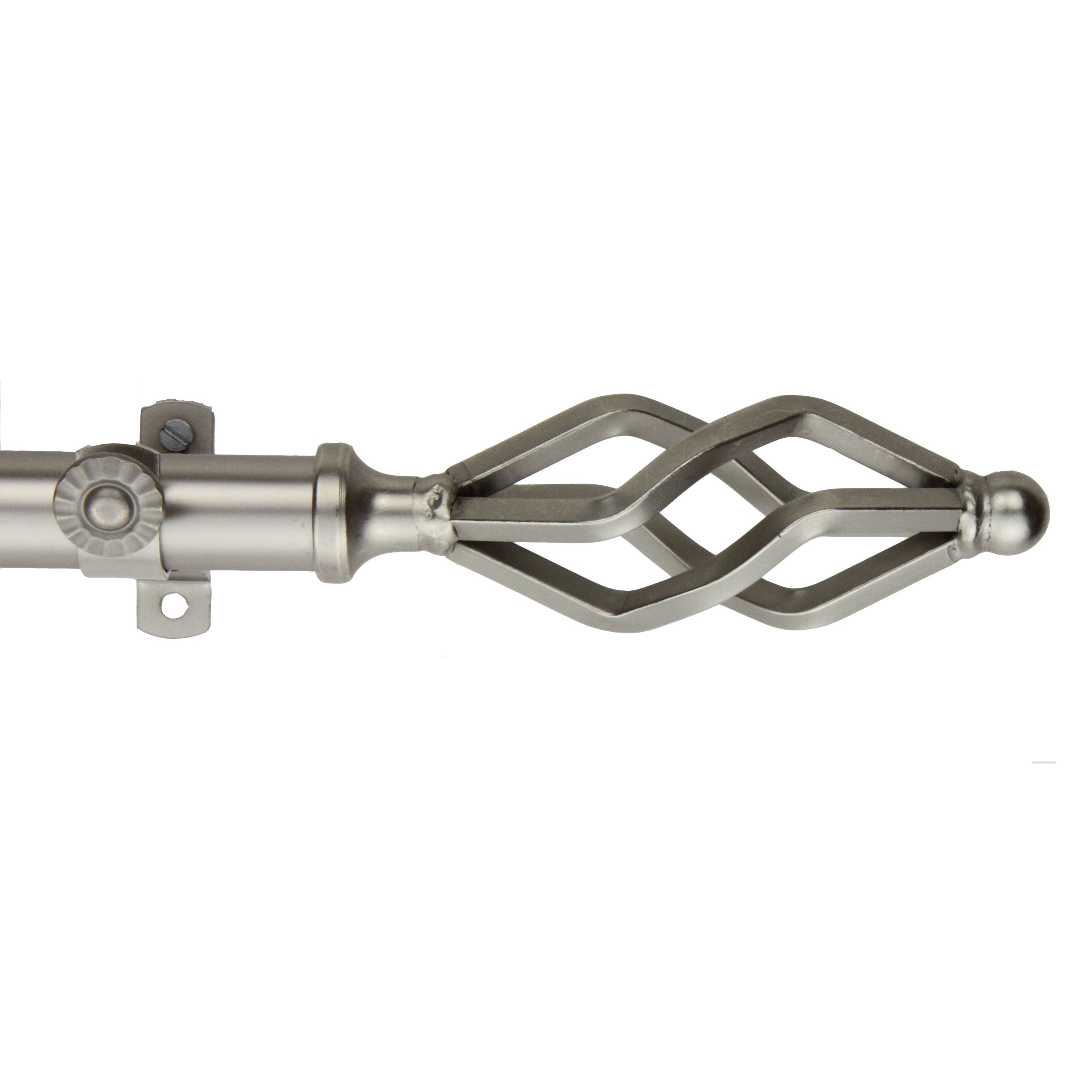 Modern Marquise Curtain Rod and Hardware Set Size: 66