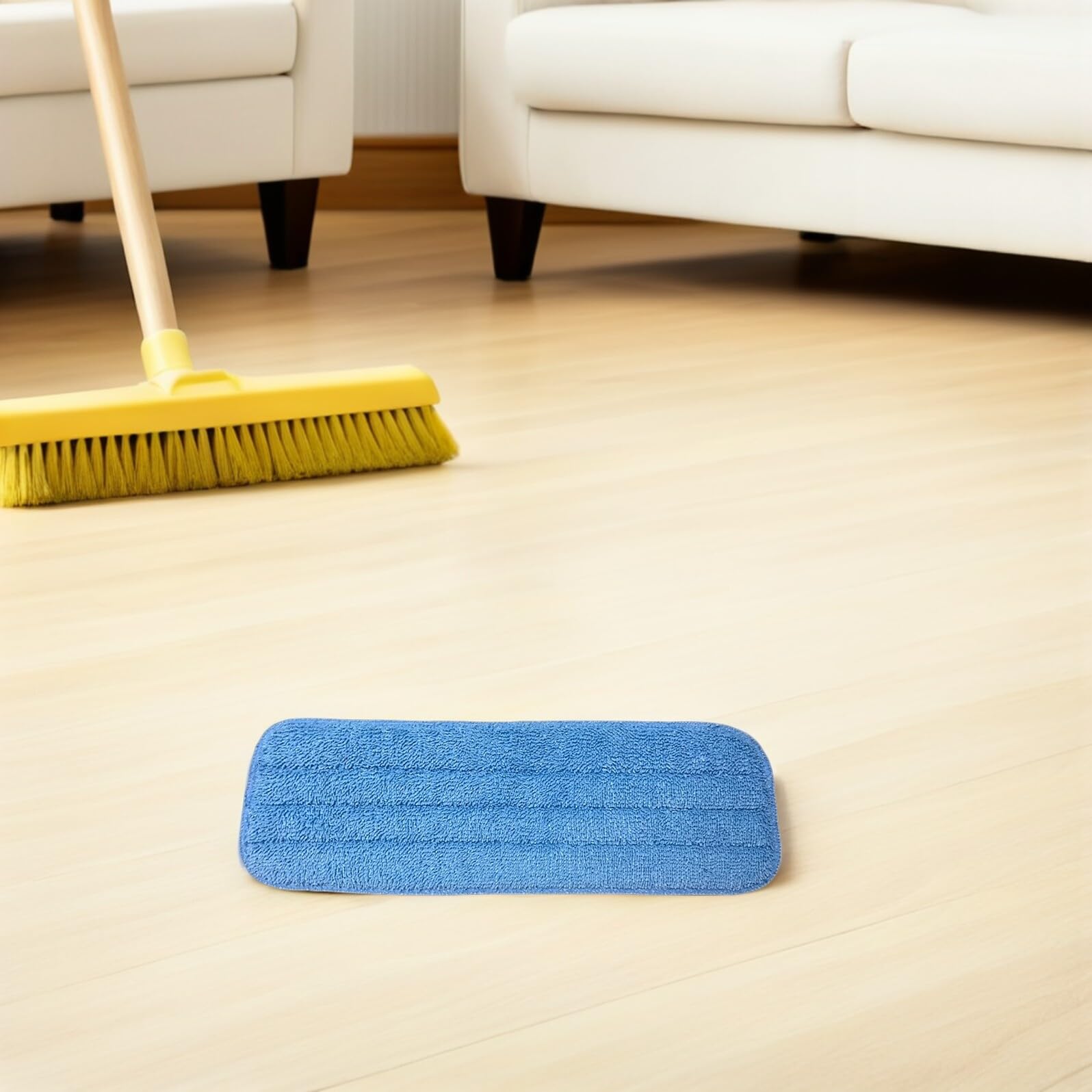 TOYANDONA 10 pezzi Panni Ricambio in Microfibra Lavabili per Mop Spray per Pulizia Pavimenti Bagnati e Asciutti per Piastrelle e Vinile